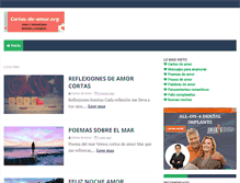 Tablet Screenshot of cartas-de-amor.org